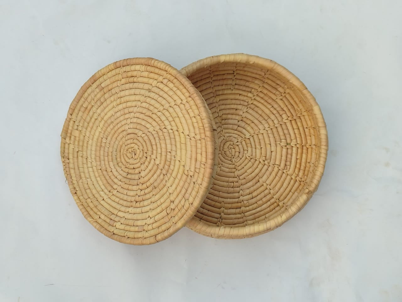 Handmade woven basket classic