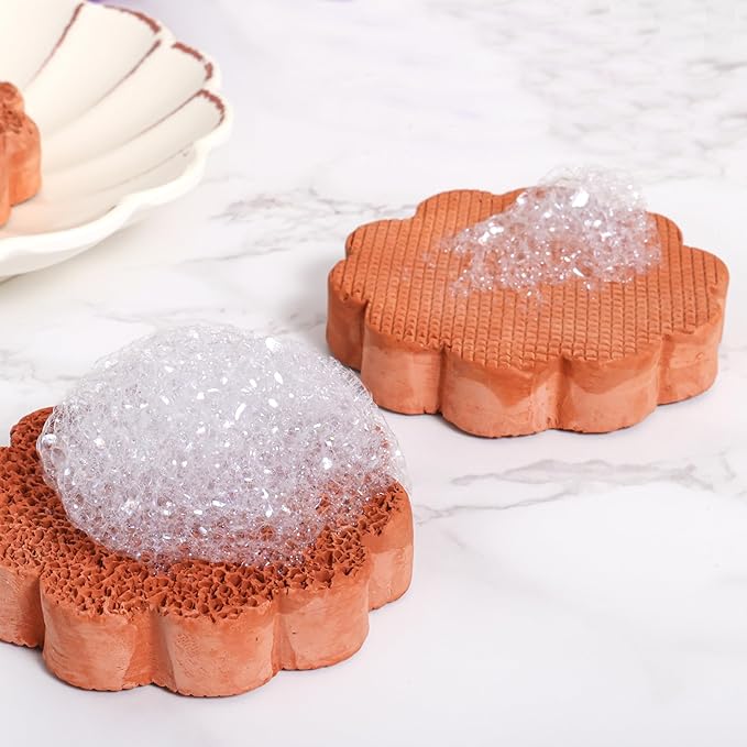 Terra cotta foot scrubber