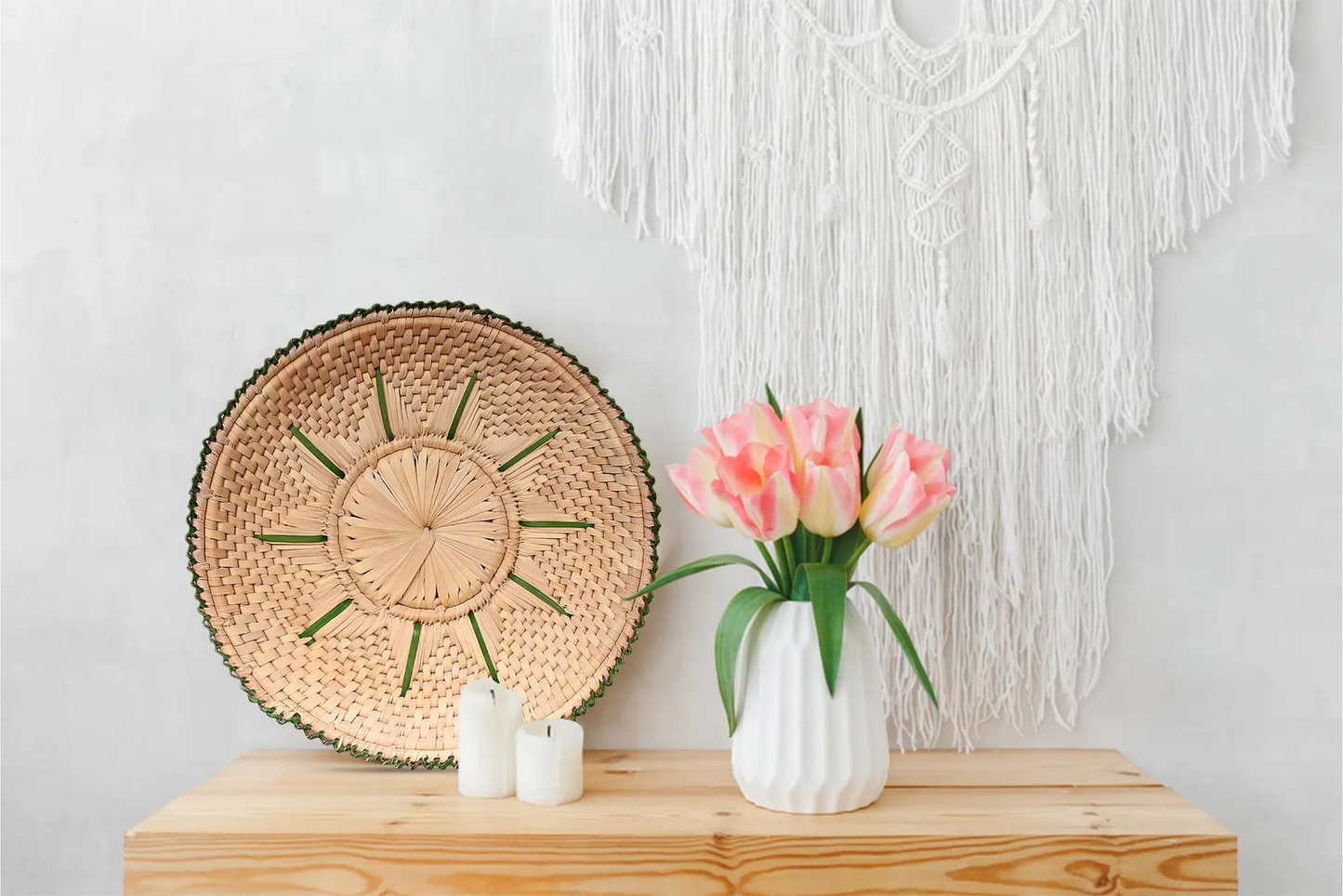 Handmade Traditional Date Leaf Bread Basket Sindhi – Eco-Friendly & Elegant