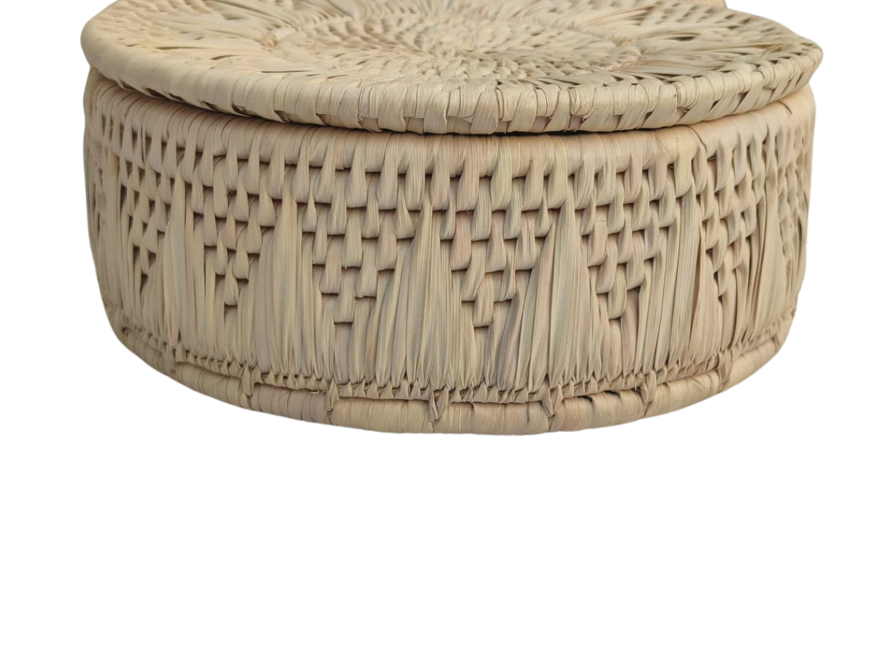 Handmade woven basket classic