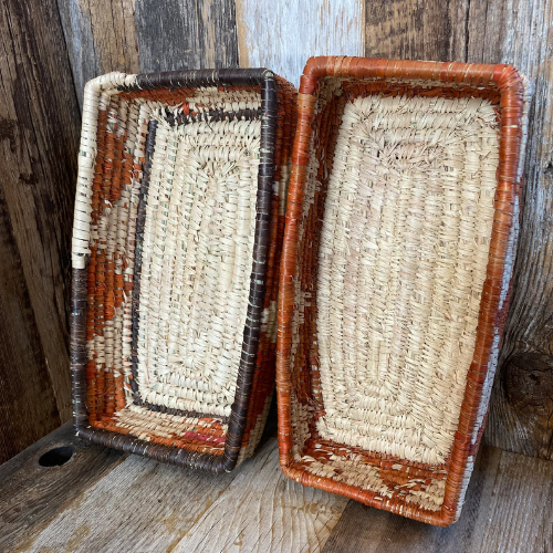 Handwoven Small Tray Square Basket