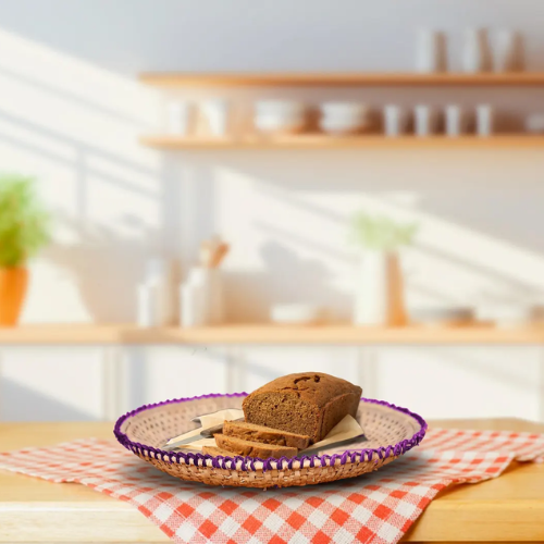 Handmade Traditional Date Leaf Bread Basket Sindhi – Eco-Friendly & Elegant