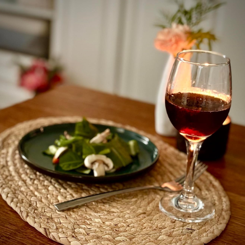 Oval Jute Woven Placemats Natural Braided