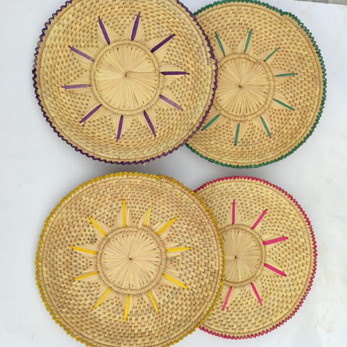 Handmade Traditional Date Leaf Bread Basket Sindhi – Eco-Friendly & Elegant