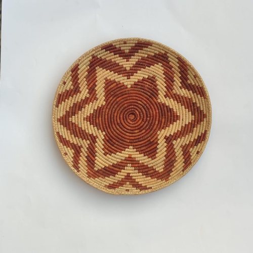 Handwoven Changair Roti Basket – Traditional & Eco-Friendly Bread Basket Brown
