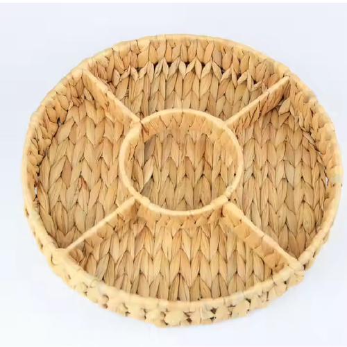 Handwoven Dry Fruit Basket | Eco-Friendly Seagrass Storage Basket for Snacks & Nuts