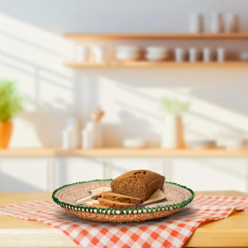 Handmade Traditional Date Leaf Bread Basket Sindhi – Eco-Friendly & Elegant