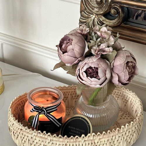 Oval Tray Fruit Basket stylish Natural Date Leaf