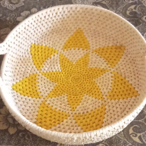 Round Tray Yellow