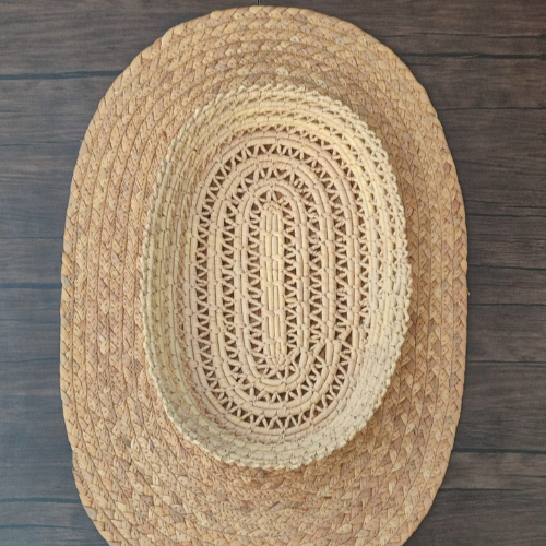 Handmade Oval Tray Traditional Knitting