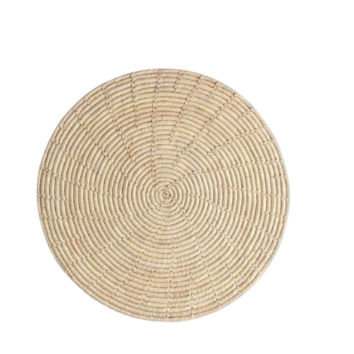 Hand crafted Tablemats Natural Round Plain