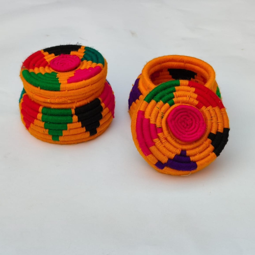 Handmade woven Jewellery storage box