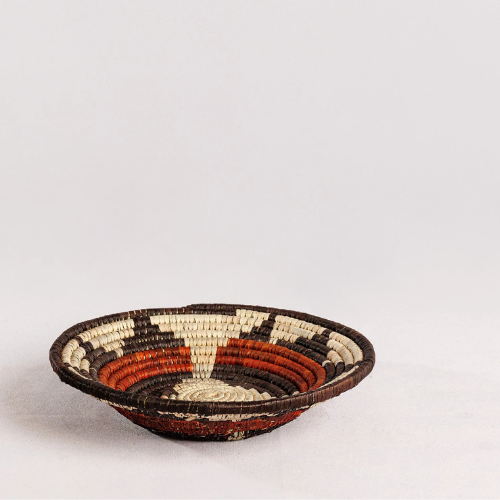 Traditional Basket Bowl Handwoven Home Decor 7" inches