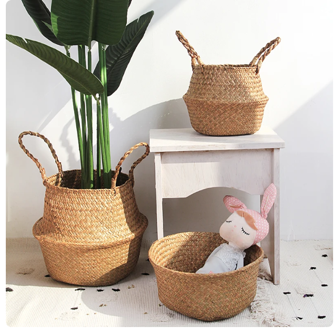 Wicker Basket For Home Decor Natural color